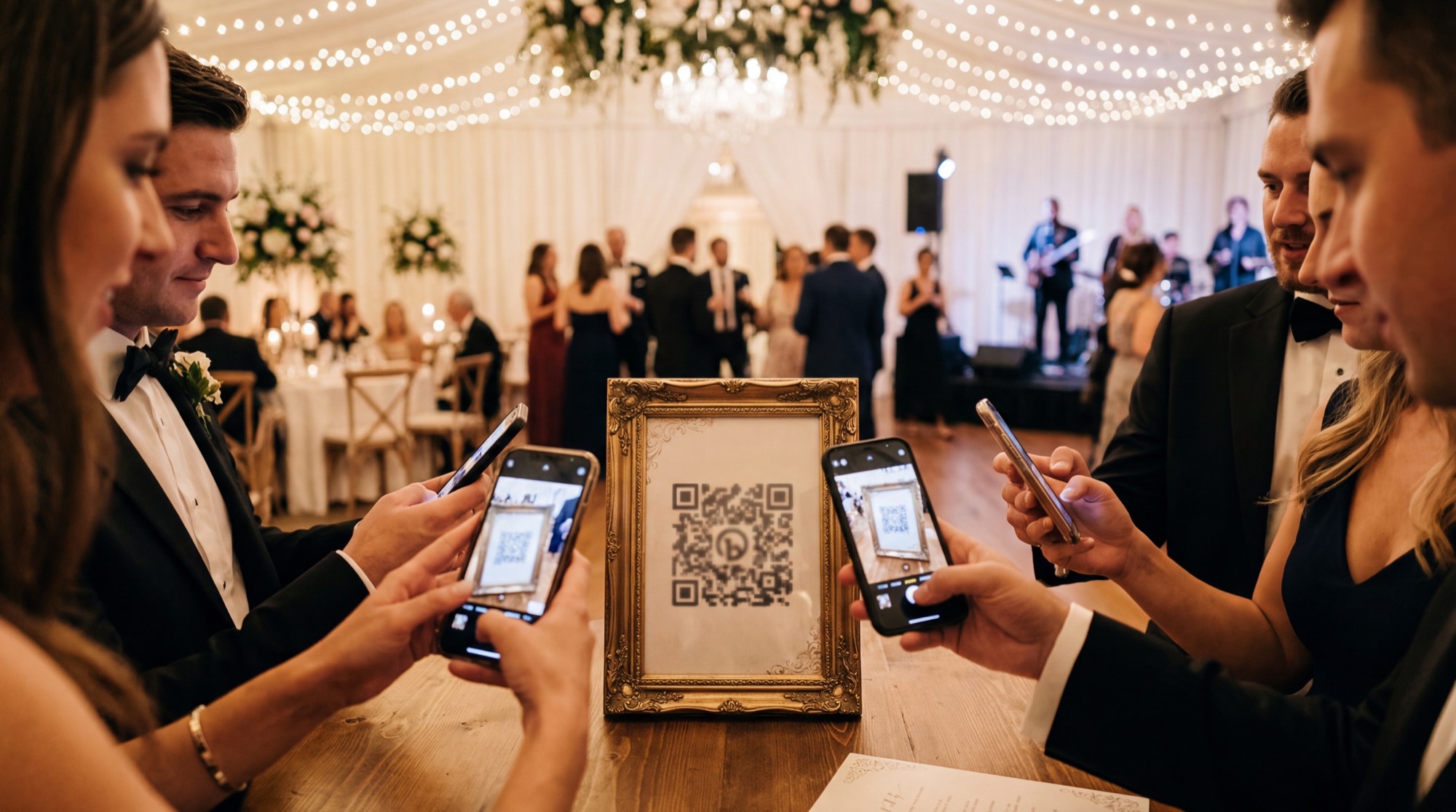 Misafir QR ile katılır